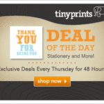 Check Out Deal of the Day at TinyPrints