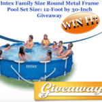 Intex Family Size Round Metal Frame Pool Giveaway [ENDED]