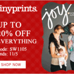 Coupon — Up to 20% off Any Order @ Tiny Prints