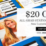 Coupon — $20 Off All Grad Stationary Orders of $49+
