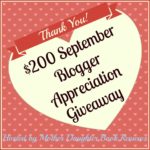 $200 September Blogger Appreciation Giveaway 2014  [ENDED]