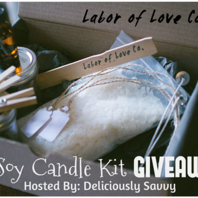 Blogger Opp ~ Labor Of Love Co. DIY Soy Candle Kit Giveaway!